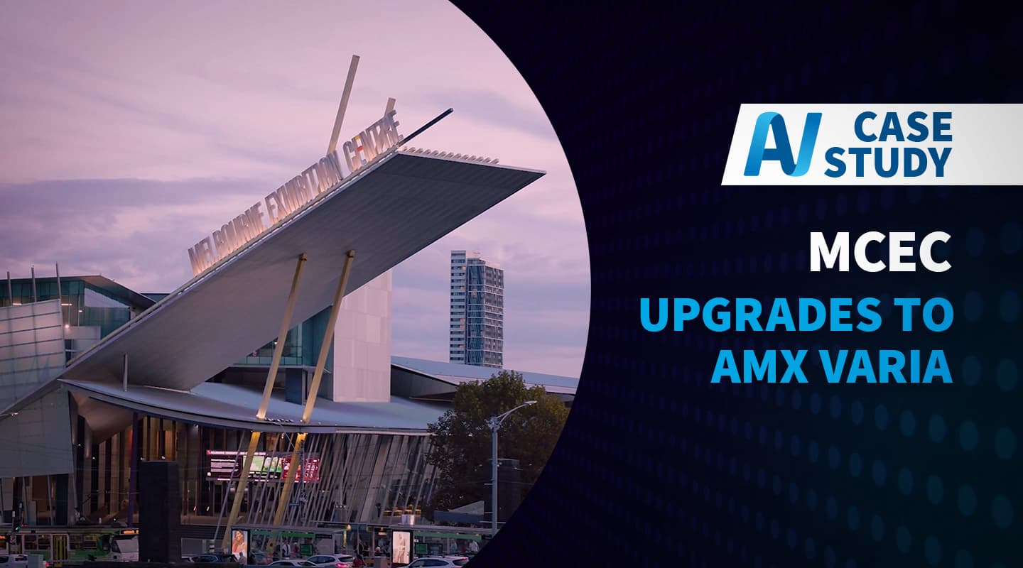 Video: MCEC Upgrades its Touchpanels to AMX Varia