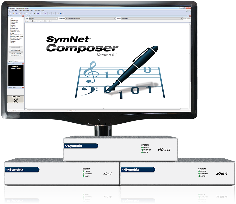 symetrix dante i/o units