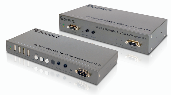 gefen 4k video over ip kvm sender receiver