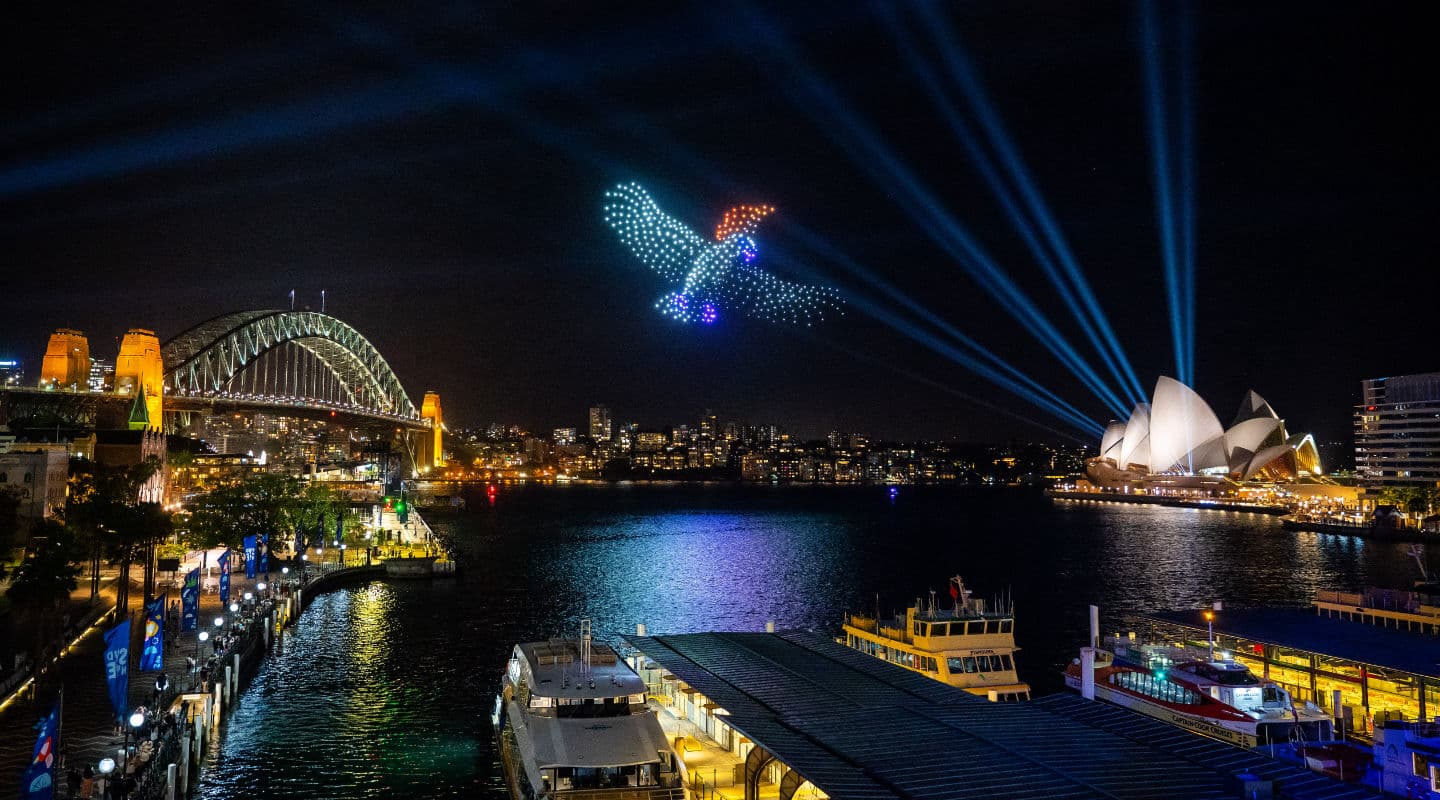 Sydney Drone Spectacular Sets New Vision