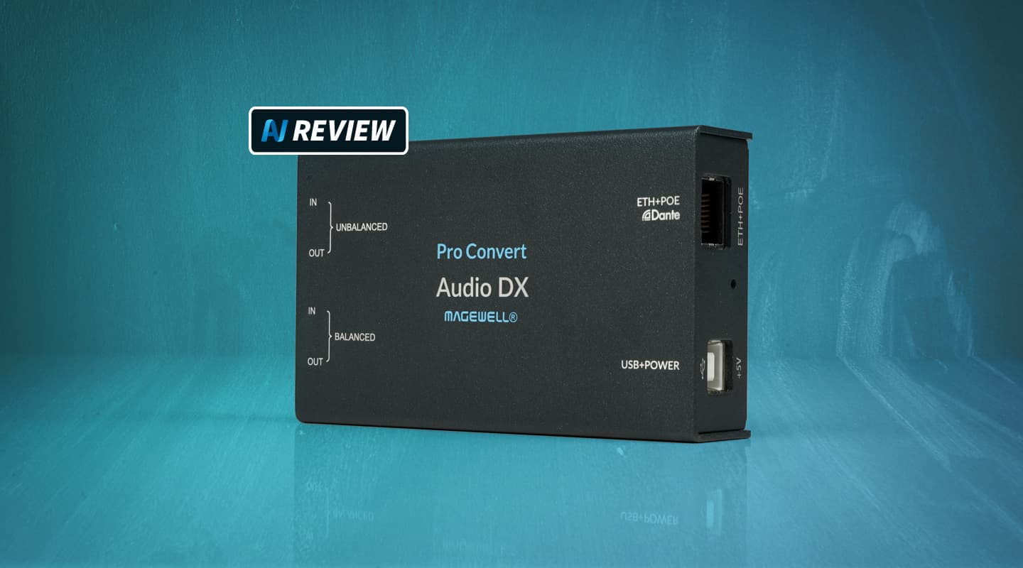 Review: Magewell Pro Convert Audio DX