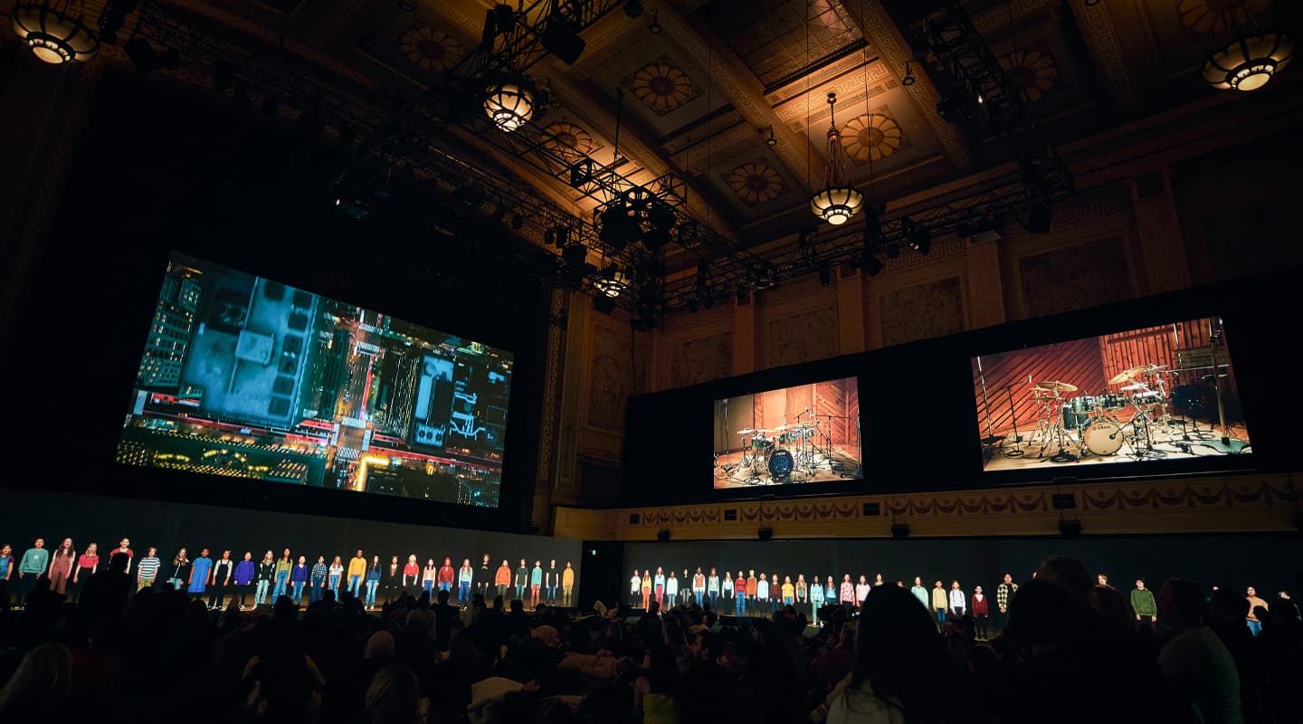 Rising Festival Immerses with Projection