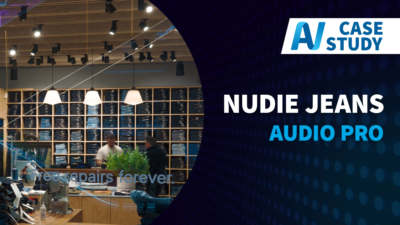 Video: Perfect Ambience for Nudie Jeans with Audio Pro