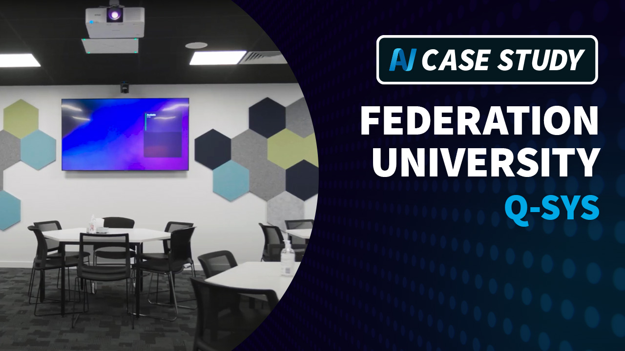 Video: Federation University's Connected Classrooms Powered by Q-SYS