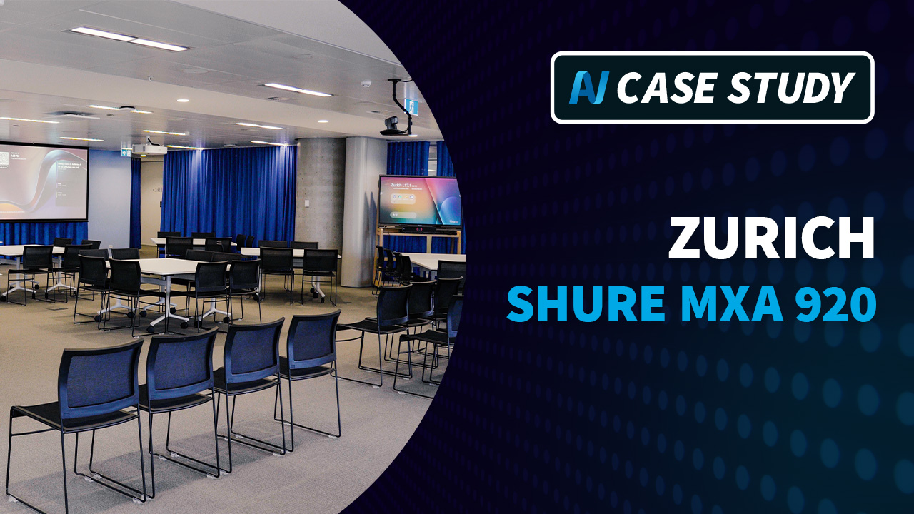 Video: Zurich Agile Workspaces Covered by Shure MXA920