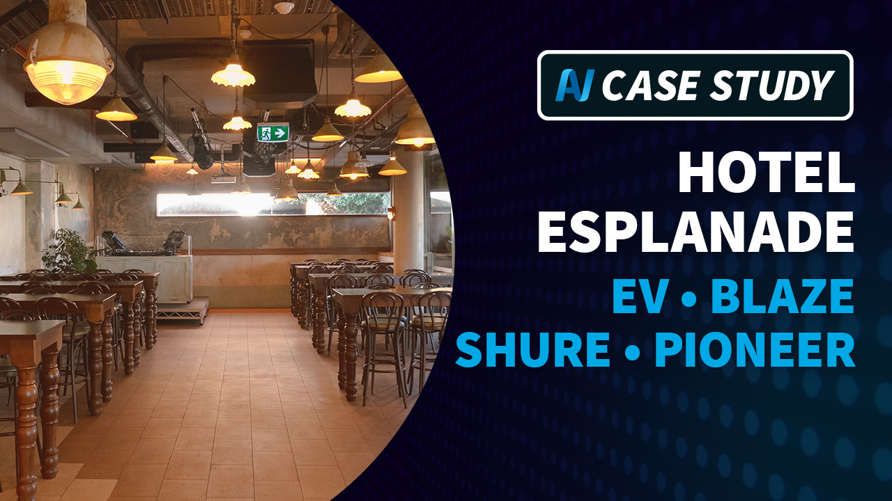 Video: Hotel Esplanade Brightens Sunroom with Electro-Voice, Blaze, Shure & Pioneer