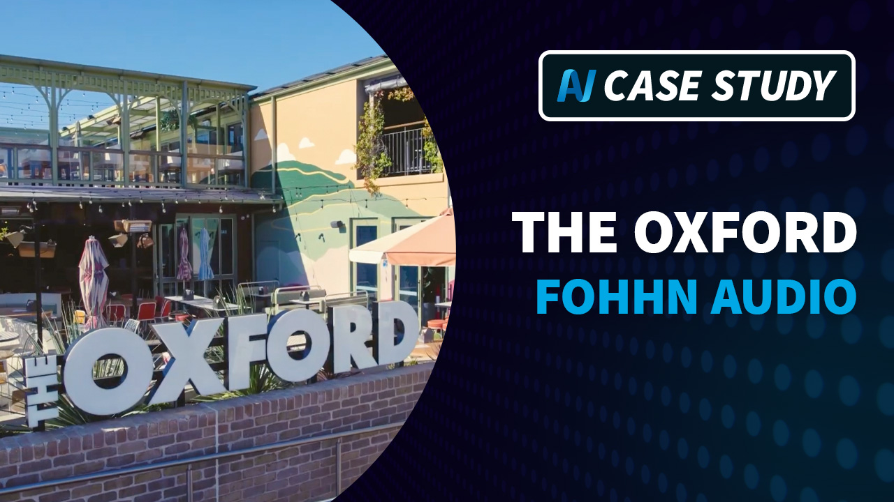 AV Video Case Study: The Oxford in Bathurst Upgrades to Fohhn Audio