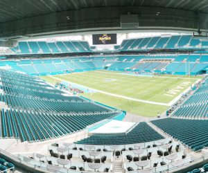 ev sound system at hard rock stadium